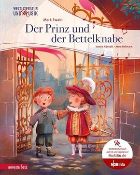 portada Der Prinz und der Bettelknabe (Weltliteratur und Musik mit cd und zum Streamen) (en Alemán)
