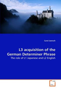 portada L3 Acquisition of the German Determiner Phrase (en Inglés)