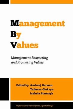 portada Management by Values: Management Respecting and Promoting Values 