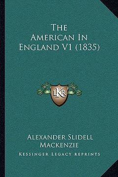 portada the american in england v1 (1835) (in English)