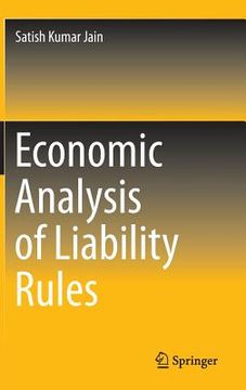 portada Economic Analysis of Liability Rules (en Inglés)