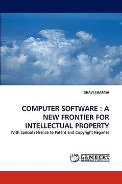 portada computer software: a new frontier for intellectual property (in English)