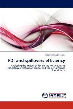 portada fdi and spillovers efficiency (en Inglés)