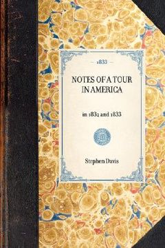 portada notes of a tour in america (en Inglés)