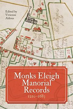 portada Monks Eleigh Manorial Records, 1210-1683 (Suffolk Records Society) 