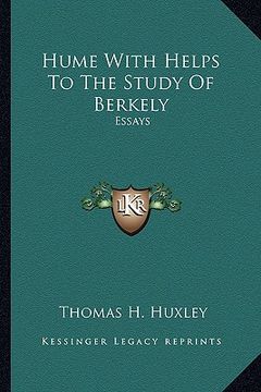 portada hume with helps to the study of berkely: essays (en Inglés)