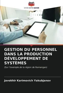 portada Gestion du Personnel Dans la Production D? Veloppement de Syst? Mes (in French)