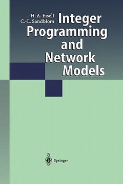 portada integer programming and network models