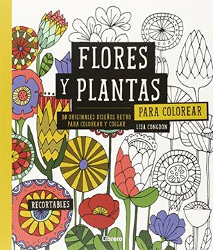 portada Flores y Plantas Para Colorear