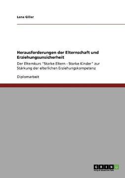 portada Erziehungsunsicherheit. Herausforderungen der Elternschaft (German Edition)