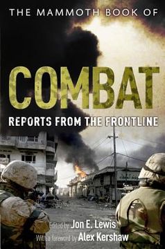 portada the mammoth book of combat: reports from the frontline (in English)