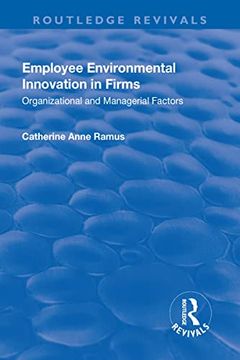 portada Employee Environmental Innovation in Firms: Organizational and Managerial Factors (in English)