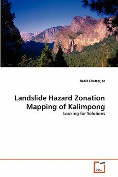portada landslide hazard zonation mapping of kalimpong (en Inglés)