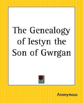 portada the genealogy of iestyn the son of gwrgan