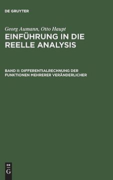 portada Einführung in die Reelle Analysis, Band ii, Differentialrechnung der Funktionen Mehrerer Veränderlicher (en Alemán)