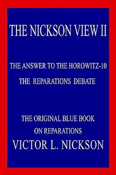 portada the nickson view ii: the answer to the horowitz-10 (en Inglés)
