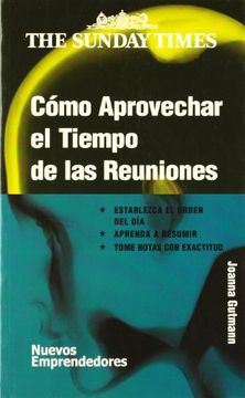 portada Como Aprovechar el Tiempo de las Reuniones (in Spanish)