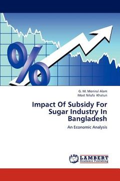 portada impact of subsidy for sugar industry in bangladesh (in English)