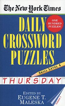 portada The new York Times Daily Crossword Puzzles: Thursday, Volume 1: Skill Level 4 