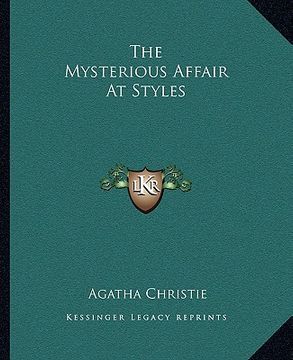 portada the mysterious affair at styles (in English)