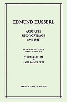 portada Aufsätze Und Vorträge (1911-1921) (husserliana: Edmund Husserl - Gesammelte Werke) (german Edition)