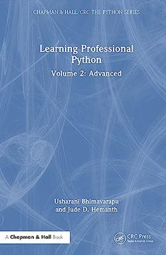portada Learning Professional Python: Volume 2: Advanced (Chapman & Hall (en Inglés)