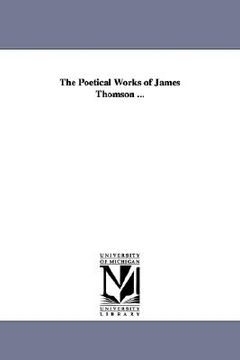 portada the poetical works of james thomson ... (in English)