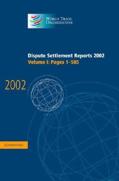 portada dispute settlement reports 2002: volume 1, pages 1-585 (en Inglés)