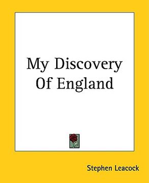 portada my discovery of england (en Inglés)
