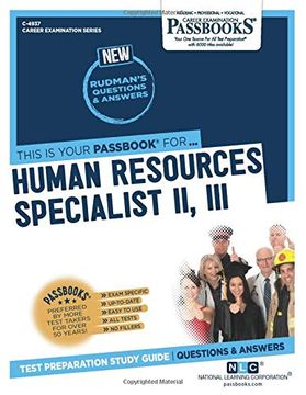 portada Human Resources Specialist ii, iii (en Inglés)