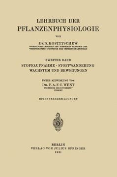 portada Stoffaufnahme · Stoffwanderung Wachstum und Bewegungen (German Edition)