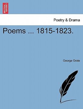 portada poems ... 1815-1823. (en Inglés)