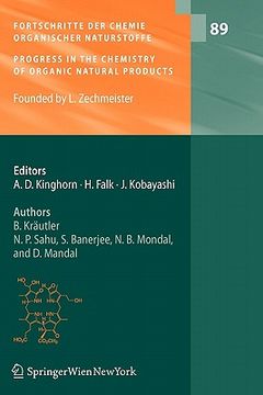 portada fortschritte der chemie organischer naturstoffe / progress in the chemistry of organic natural products (en Inglés)