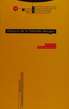 portada Historia de la Filosofia Antigua