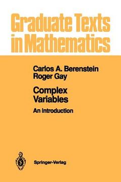 portada complex variables: an introduction (en Inglés)