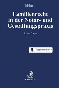 portada Familienrecht in der Notar- und Gestaltungspraxis (en Alemán)