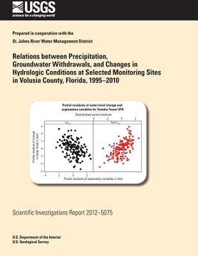 portada Relations between Precipitation, Groundwater Withdrawals, and Changes in Hydrologic Conditions at Selected Monitoring Sites in Volusia County, Florida (en Inglés)