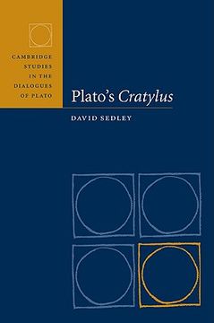 portada Plato's Cratylus (Cambridge Studies in the Dialogues of Plato) (en Inglés)