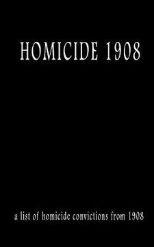 portada Homicide 1908 (en Inglés)