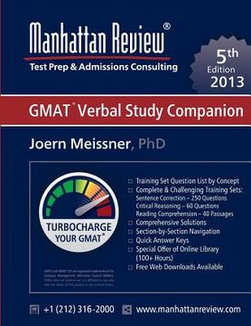 portada Manhattan Review GMAT Verbal Study Companion [5th Edition]