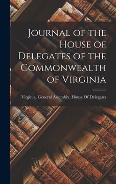portada Journal of the House of Delegates of the Commonwealth of Virginia