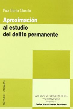 portada Aproximacion al estudio del delitopermanente (in Spanish)