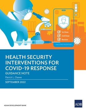 portada Health Security Interventions for Covid-19 Response: Guidance Note (Paperback or Softback) (en Inglés)