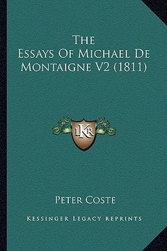 portada the essays of michael de montaigne v2 (1811) (en Inglés)