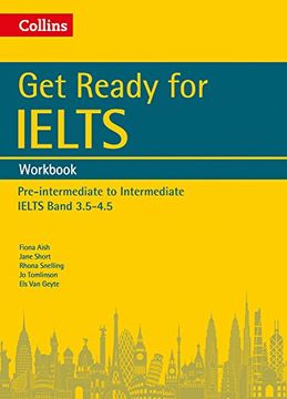 portada Collins English for IELTS: Get Ready for IELTS Workbook: IELTS 4+ (A2+) (en Inglés)