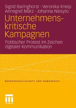 portada Unternehmenskritische Kampagnen: Politischer Protest im Zeichen digitaler Kommunikation (Bürgergesellschaft und Demokratie) (German Edition)
