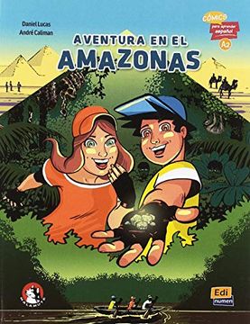 portada Cómics Para Aprender Español A2 Aventura En El Amazonas
