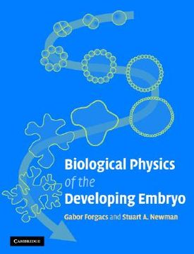 portada biological physics of the developing embryo (en Inglés)