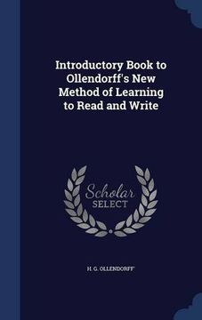 portada Introductory Book to Ollendorff's New Method of Learning to Read and Write