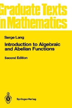 portada introduction to algebraic and abelian functions (in English)